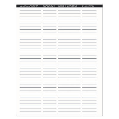 Recycled Two Year Monthly Planner with Expense Logs, 8.75 x 6.88, Black Cover, 24-Month: Jan 2025 to Dec 2026