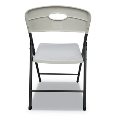 Molded Resin Folding Chair, Supports Up to 225 lb, 18.19