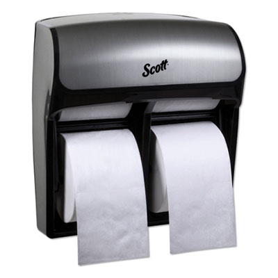 Scott 09021 Essential SRB Tissue Dispenser Smoke Kimberly-Clark Professional 6 6/10 x 6 x 13 6/10 Plastic 