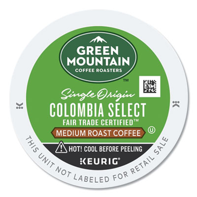 Colombian Fair Trade Select Coffee K-Cups, 96/Carton GMT6003CT