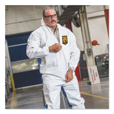 COVERALL,A40,4XL,25/CT,WH