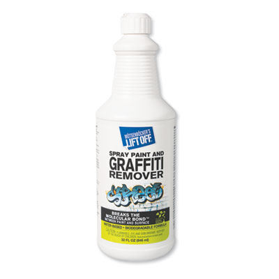4 Spray Paint Graffiti Remover, 32oz, Bottle, 6/Carton MOT41103