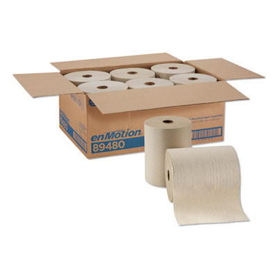 High Capacity Roll Towel, 10" x 800 ft, Brown, 6 Rolls/Carton GPC89480