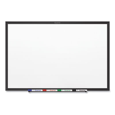 Classic Series Nano-Clean Dry Erase Board, 96 x 48, Black Aluminum Frame QRTSM538B