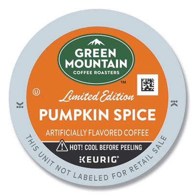 Fair Trade Certified Pumpkin Spice Flavored Coffee K-Cups, 96/Carton