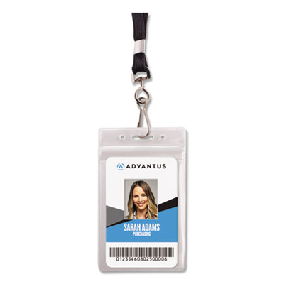 Advantus Resealable ID Badge Holders