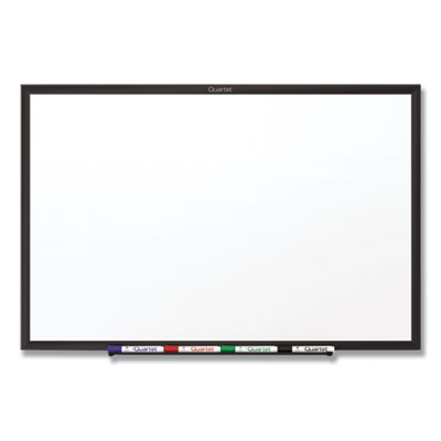 Classic Series Total Erase Dry Erase Board, 96 x 48, White Surface, Black Frame QRTS538B