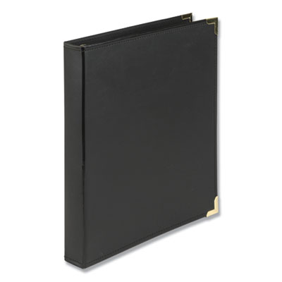 Classic Collection Ring Binder, 3 Rings, 1" Capacity, 11 x 8.5, Black SAM15130