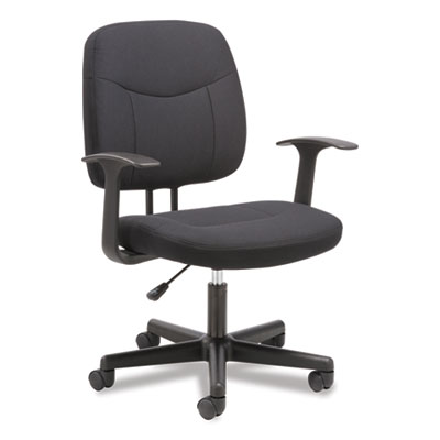4-Oh-Two Mid-Back Task Chair with Arms, Supports Up to 250 lb, 15.94" to 20.67" Seat Height, Black BSXVST402