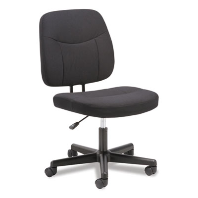 4-Oh-One Mid-Back Armless Task Chair, Supports Up to 250 lb, 15.94" to 20.67" Seat Height, Black BSXVST401