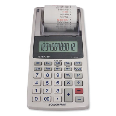 Sharp® EL-1611V Printing Calculator