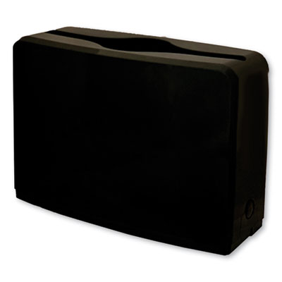 Countertop Folded Towel Dispenser, 10.63 x 7.28 x 4.53, Black GEN1607