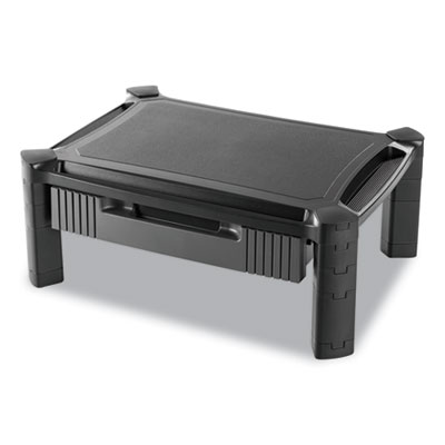 Innovera® Large Monitor Stand with Cable Management and Drawer