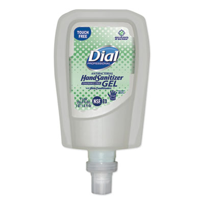 Antibacterial Gel Hand Sanitizer Refill for FIT Touch Free Dispenser, Fragrance-Free, 1.2 L DIA19029EA