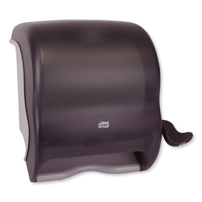 Compact Hand Towel Roll Dispenser, 12.49 x 8.6 x 12.82, Smoke