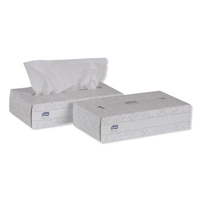 Advanced Facial Tissue, 2-Ply, White, Flat Box, 100 Sheets/Box, 30 Boxes/Carton