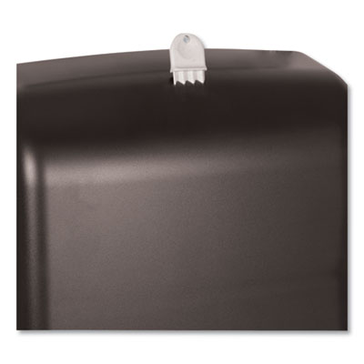 Folded Towel Dispenser, 11.75 x 6.25 x 18, Smoke