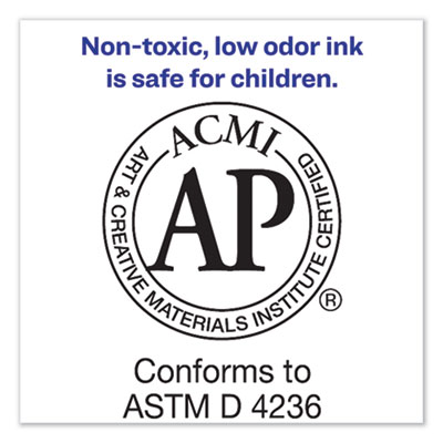 MARKS A LOT Regular Desk-Style Permanent Marker Value Pack, Broad Chisel Tip, Assorted Colors, 24/Pack (98187)