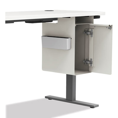 Fuse Undermount Storage Pedestal, 1 Open Shelf and 1 Cubby, Left/Right Orientation, Loft, 10