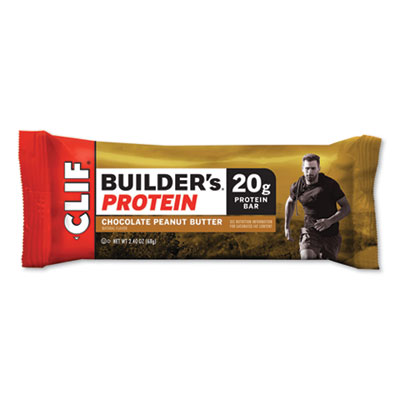 Builders Protein Bar, Chocolate Peanut Butter, 2.4 oz Bar, 12 Bars/Box CBCCCC160041