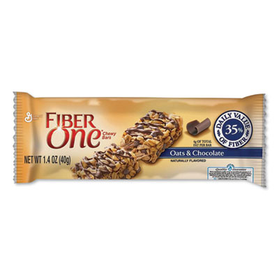 Chewy Bars, Oats and Chocolate, 1.4 oz, 16/Box GNM14562