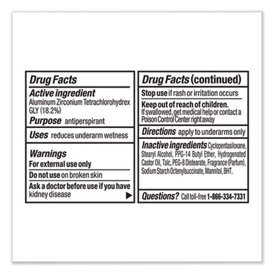 Men Dry Protection Anti-Perspirant, Cool Rush, 0.5 oz Deodorant Stick