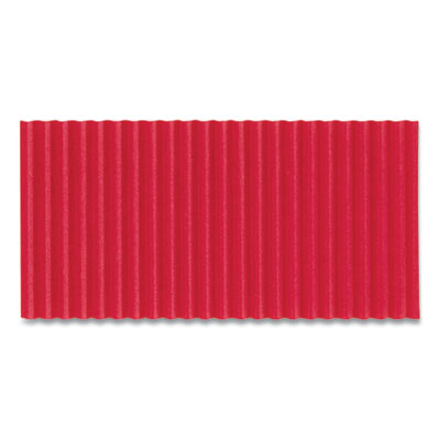 Corobuff Corrugated Paper Roll, 48" x 25 ft, Flame Red PAC0011031