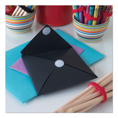 Sticky-Back Fasteners, Removable Adhesive, 0.63