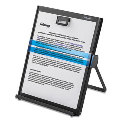Metal Copyholder, 200 Sheet Capacity, Steel, Black