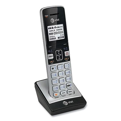 Tl86003 Cordless Telephone Handset For The Tl86103 System, Silver/black