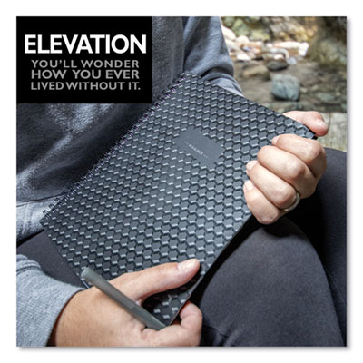 Elevation Academic Weekly/Monthly Planner, 11 x 8.5, Black Cover, 12-Month (July to June): 2024 to 2025