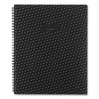 Elevation Academic Weekly/Monthly Planner, 11 x 8.5, Black Cover, 12-Month (July to June): 2024 to 2025