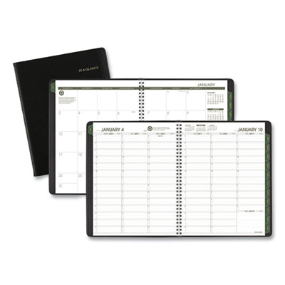 AT-A-GLANCE® Recycled Weekly/Monthly Appointment Book