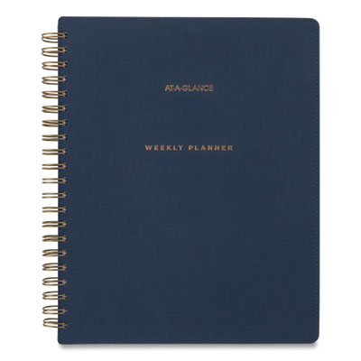 AT-A-GLANCE® Signature Collection® Firenze Navy Weekly/Monthly Planner