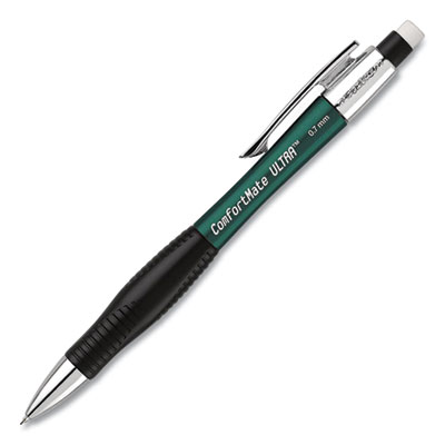 Paper Mate ComfortMate Ultra Mechanical Pencil, 0.7 mm, HB (#2), Black Lead, Assorted Barrel Colors, Dozen (1738798DZ) PAP1738798DZ
