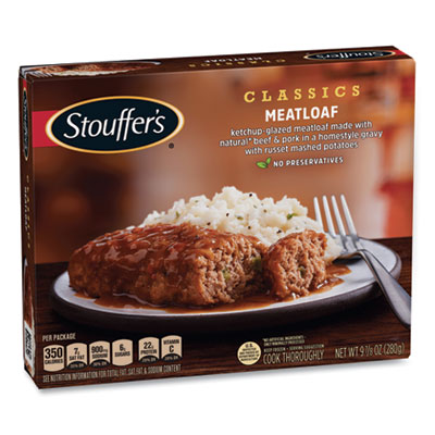 Classics Meatloaf with Mashed Potatoes, 9,88 oz Box, 3 Boxes/Pack, Delivered in 1-4 Business Days GRR90300129