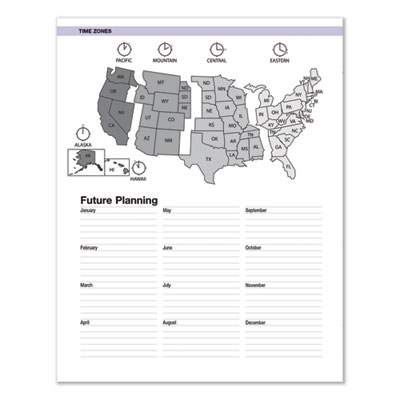 Recycled Wild Flower Weekly/Monthly Planner, Wild Flowers Artwork, 9 x 7, Gray/White/Purple Cover, 12-Month (Jan-Dec): 2025