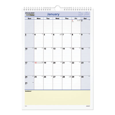 AT-A-GLANCE® QuickNotes® Wall Calendar