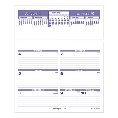 AT-A-GLANCE® Flip-A-Week® Desk Calendar Refill