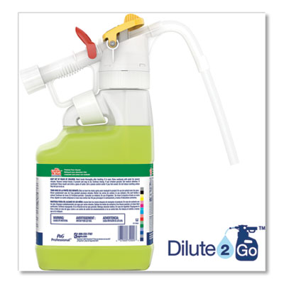 Dilute 2 Go, Mr Clean Finished Floor Cleaner, Lemon Scent, 4.5 L Jug, 1/Carton