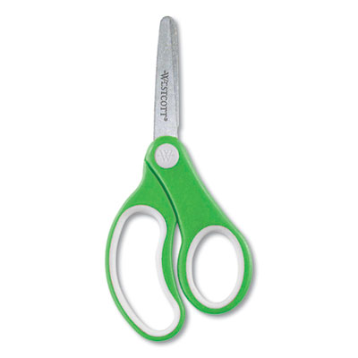 Soft Handle Kids Scissors, Rounded Tip, 5