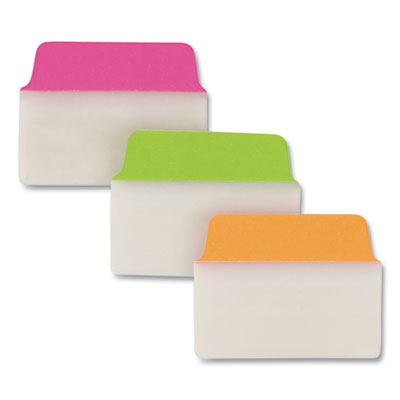 Avery Ultra Tabs Repositionable Tabs, Standard: 2" x 1.5", 1/5-Cut, Assorted Neon Colors, 48/Pack (AVE74756) AVE74756