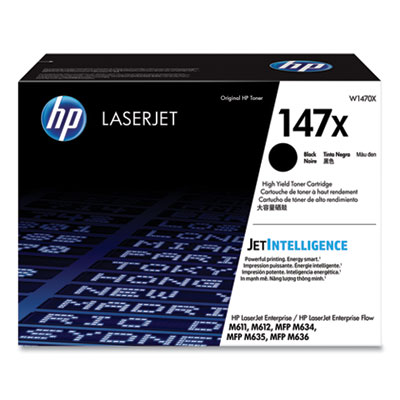 HP 147X Black High Yield Original LaserJet Toner Cartridge