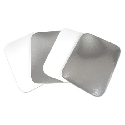 Durable Packaging Aluminum Cater Trays, Flat Tray, 12 Diameter X 0.56h,  Silver, 50/carton