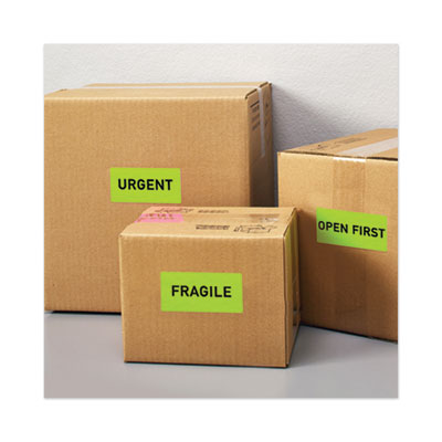 Avery High-Visibility Permanent Laser Id Labels, 2 X 4, Neon Green, 1000/box (AVE5976) AVE5976