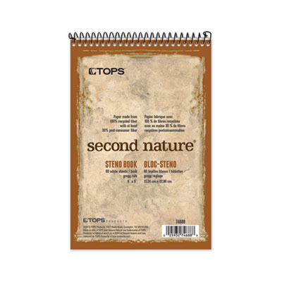 TOPS(TM) Second Nature® Recycled Notebooks