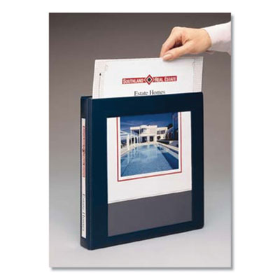 Framed View Heavy-Duty Binders, 3 Rings, 0.5