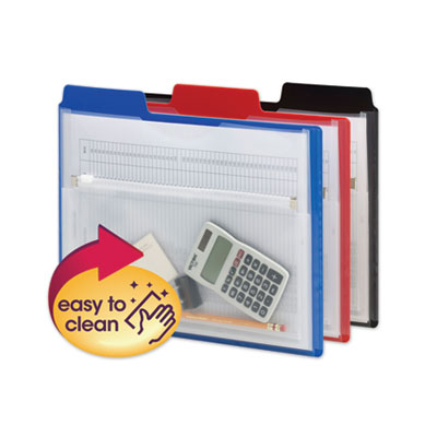 Smead™ Poly Project Organizer with Zip Pouch