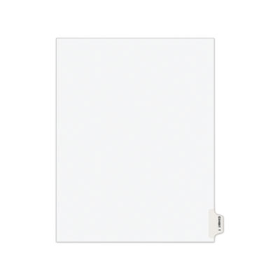 Avery® Legal Index Divider, Exhibit Alpha Letter, Avery® Style