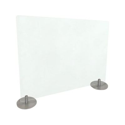Desktop Free Standing Acrylic Protection Screen, 29 x 5 x 24, Frost GHEDPSF2429F